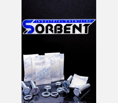 Силикагель индикаторный (синего цвета) SORBERY BAG COLOR по 300 грамм.