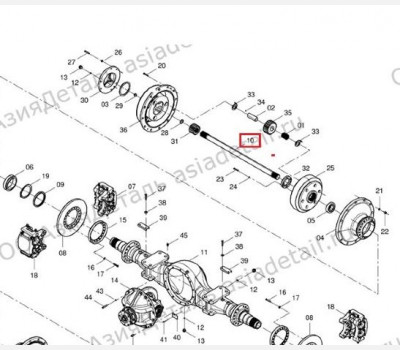 62A0005 Полуось