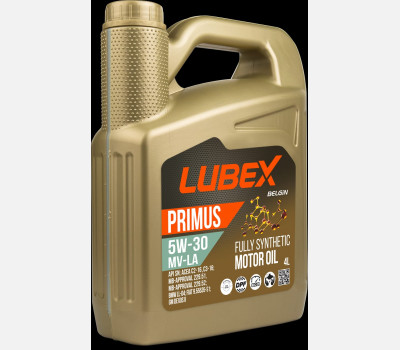 Синтетическое моторное масло LUBEX PRIMUS MV-LA 5W-30 4л